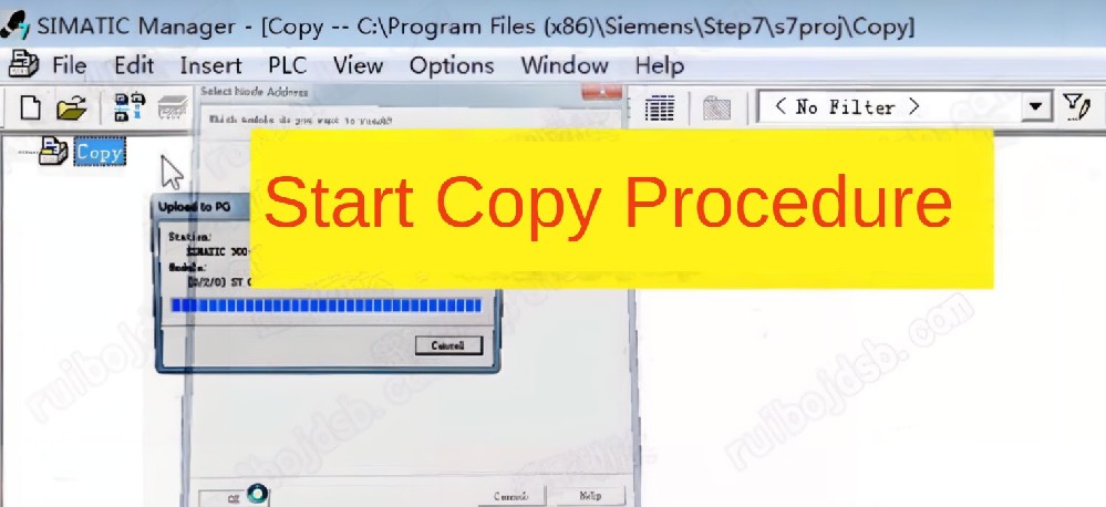How to view other people's PLC programs in the machine and copy them to the computer?